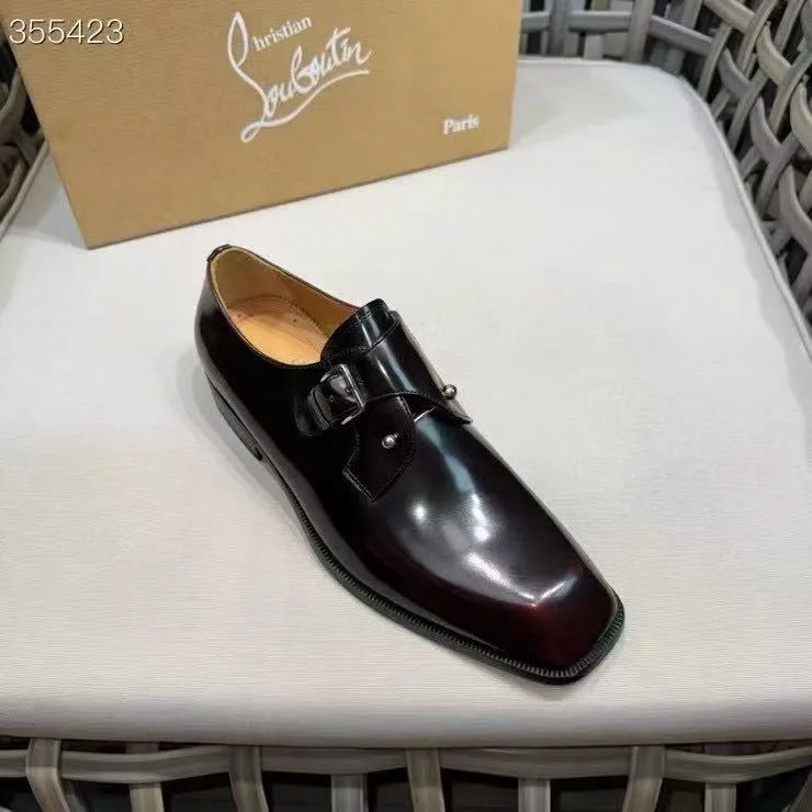 p920💰Men's shoes Christia*.Lobouti*🆑High-end men's business formal leather shoes | Classic red sole shoes | Original imported first-layer cowhide | Iconic rivet decoration | Water-dyed cowhide lining | Italian imported red cowhide outsole | High-end luxury | Perfect interpretation of fashion, sunshine, style, suitable for various occasions Size: 39-44 (customized at 38.45.46)